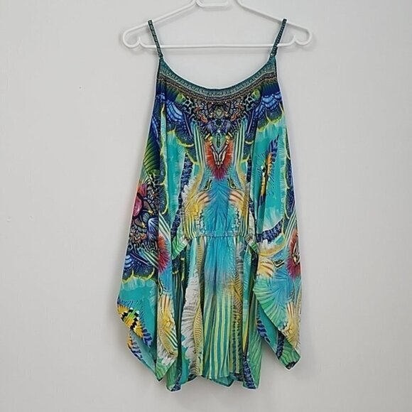 Camilla Reef Warrior Drop‎ Shoulder Playsuit Romper Size XS b75 - Picture 5 of 17